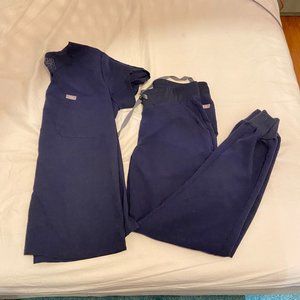 Navy Figs Scrubs Set: Sm Catarina / Sm Zamora Joggers